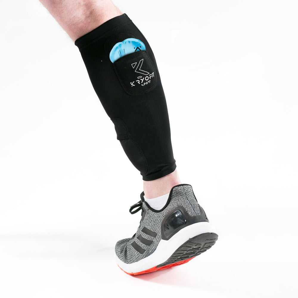 Calf - Cold Compression Sleeves With Freeze Pack Inserts - Kryofit
